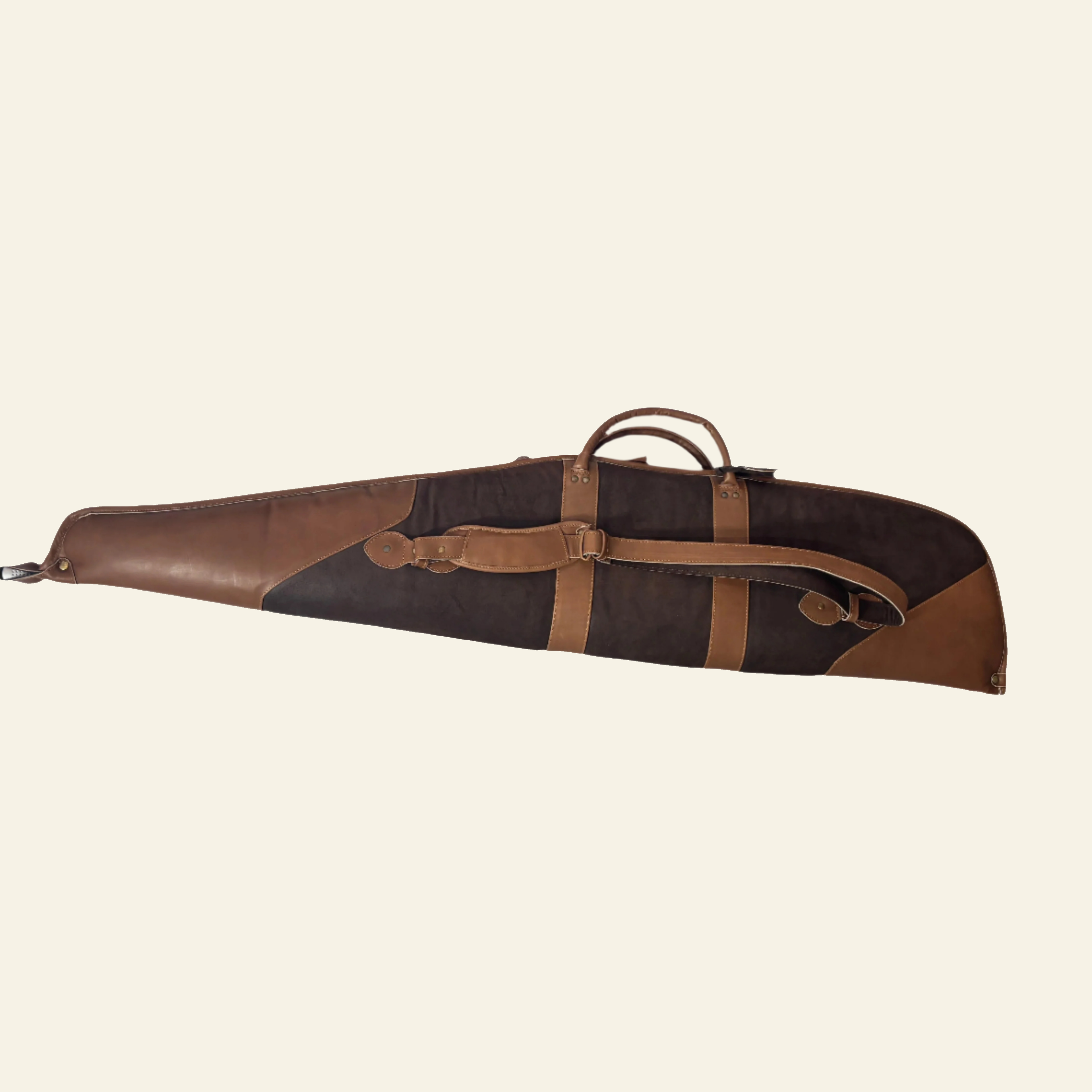 Husa carabina din piele maro, Nobil Hunting, 130cm