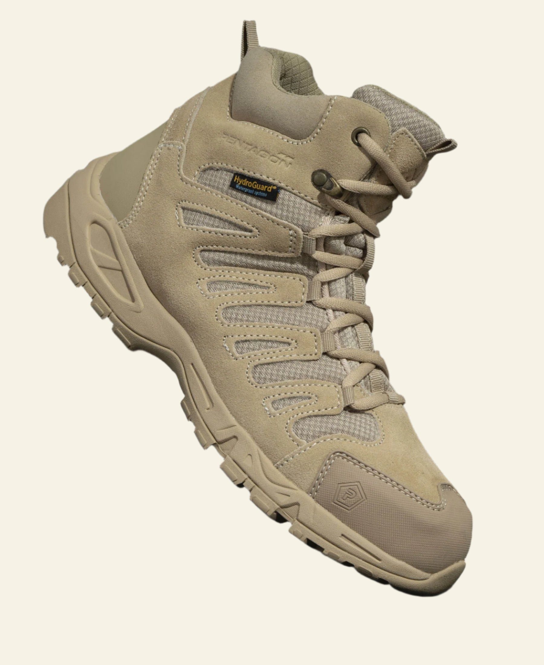 Bocanci tactici Pentagon Achilles XTR 6", Desert Tan, impermeabili