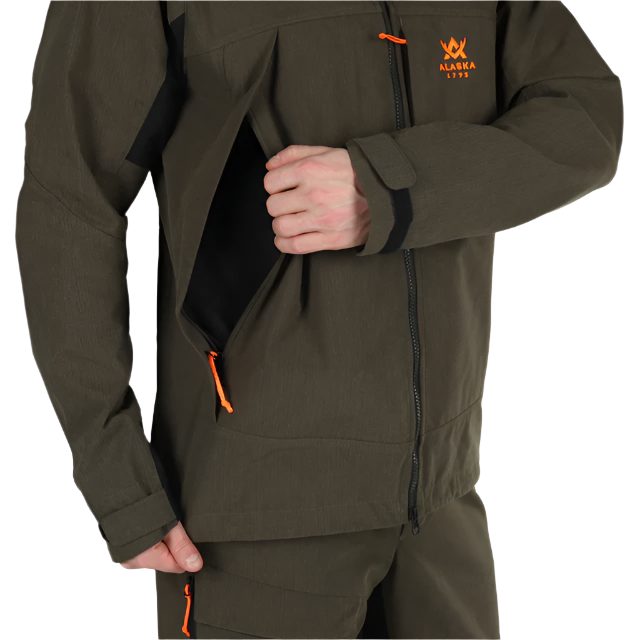 Jacheta Alaska Durashield, Night Green, ripstop, rezistenta la apa