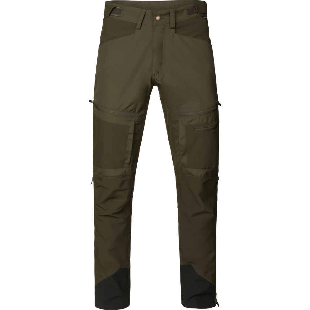 Pantaloni Seeland Hemlock, elastici si respirabili, Pine Green/Grizzly Brown