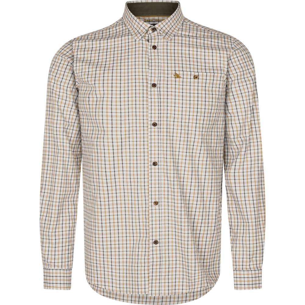 Camasa Seeland Oxford Shooting Shirt, Classic Blue/Classic Brown Check