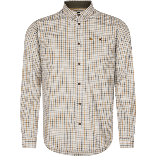 Camasa Seeland Oxford Shooting Shirt, Classic Blue/Classic Brown Check