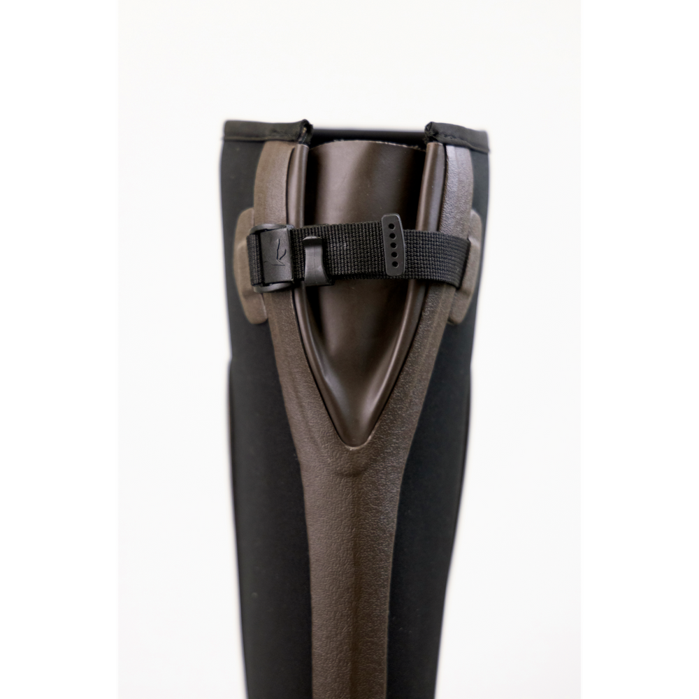 Cizme Seeland Hillside Flex, Dark Brown, cu neopren, material flexibil pe picior