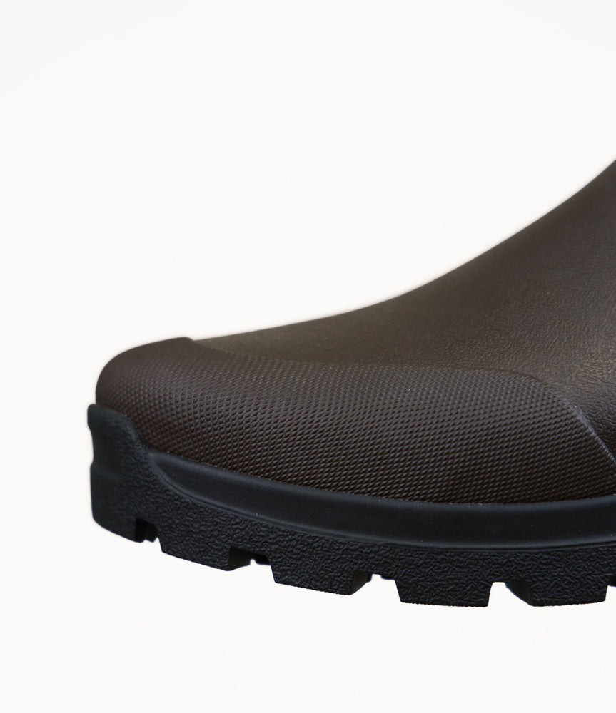 Cizme Seeland Hillside Flex, Dark Brown, cu neopren, material flexibil pe picior