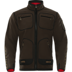 Jacheta Härkila Kamko Fleece, reversibila, impermeabila, Brown/Red