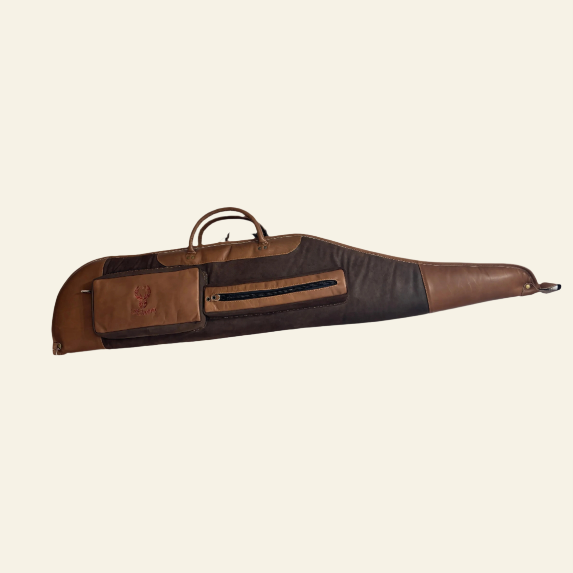 Husa carabina din piele maro, Nobil Hunting, 130cm