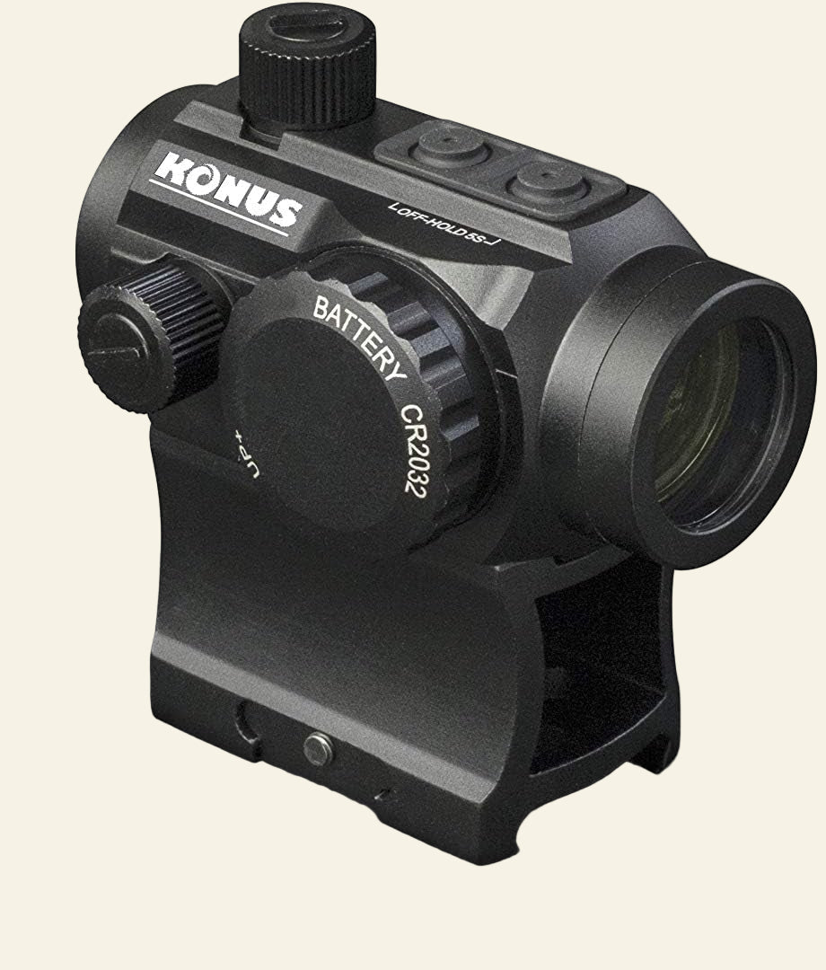 Red Dot Konus Nuclear 1x22, punct rosu si verde