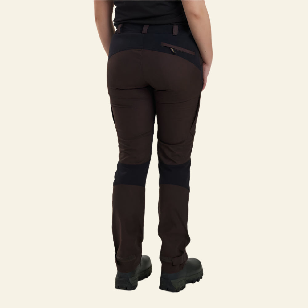 Pantaloni dama Deerhunter Lady Ann, Dark Prune, elastici si rezistenti la apa