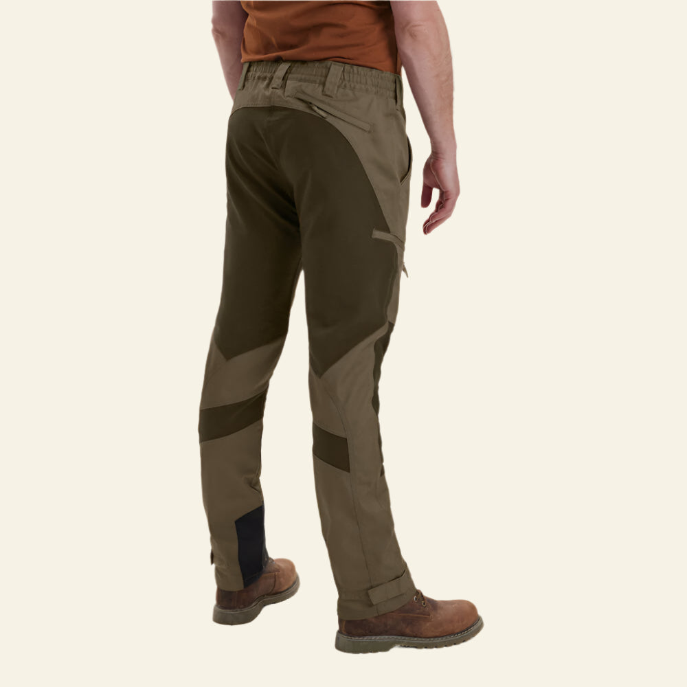 Pantaloni elastici Deerhunter Rogaland Stretch cu contrast, Driftwood