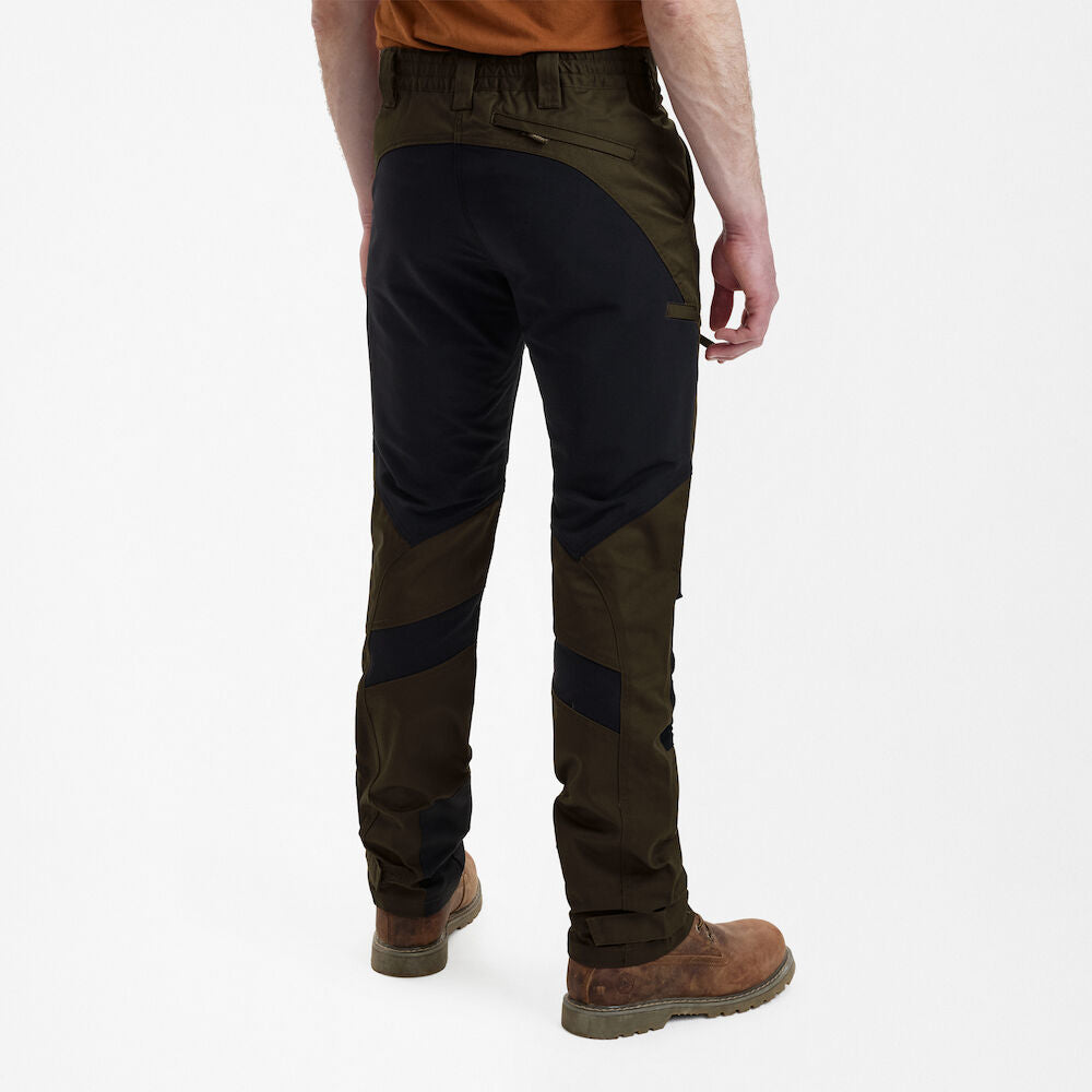 Pantaloni elastici Deerhunter Rogaland Stretch cu contrast, Fallen Leaf