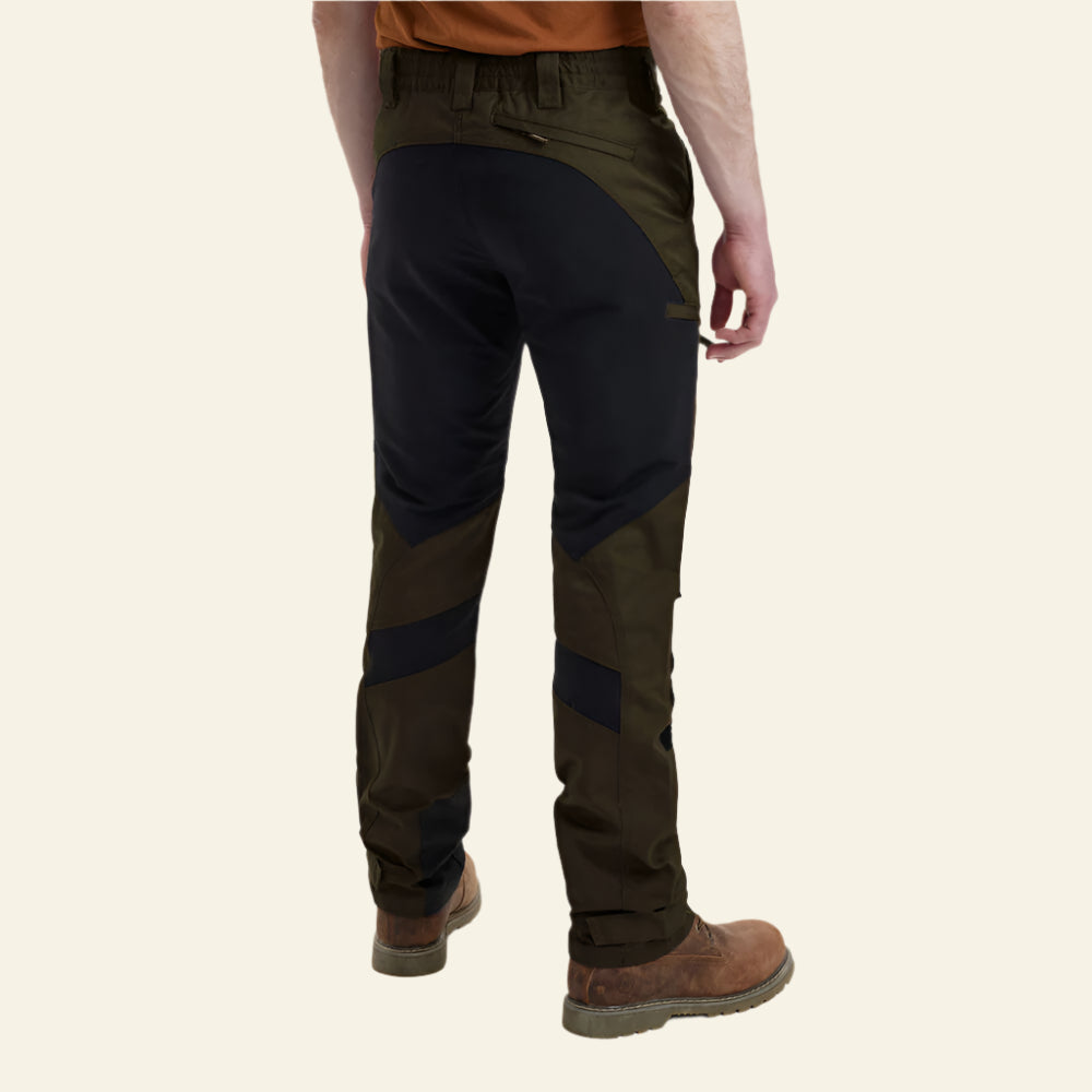 Pantaloni elastici Deerhunter Rogaland Stretch cu contrast, Fallen Leaf