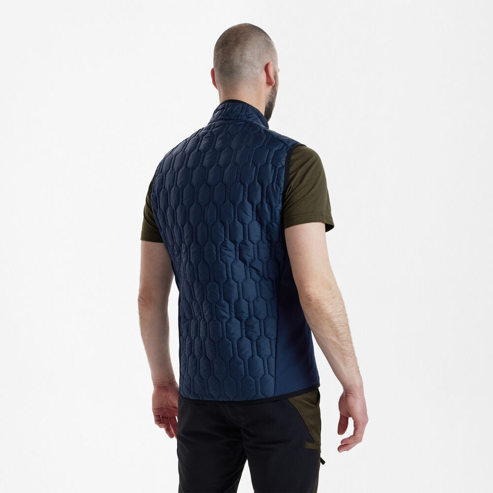 Vesta Deerhunter Mossdale Quilted, Dress Blues, rezistenta la apa