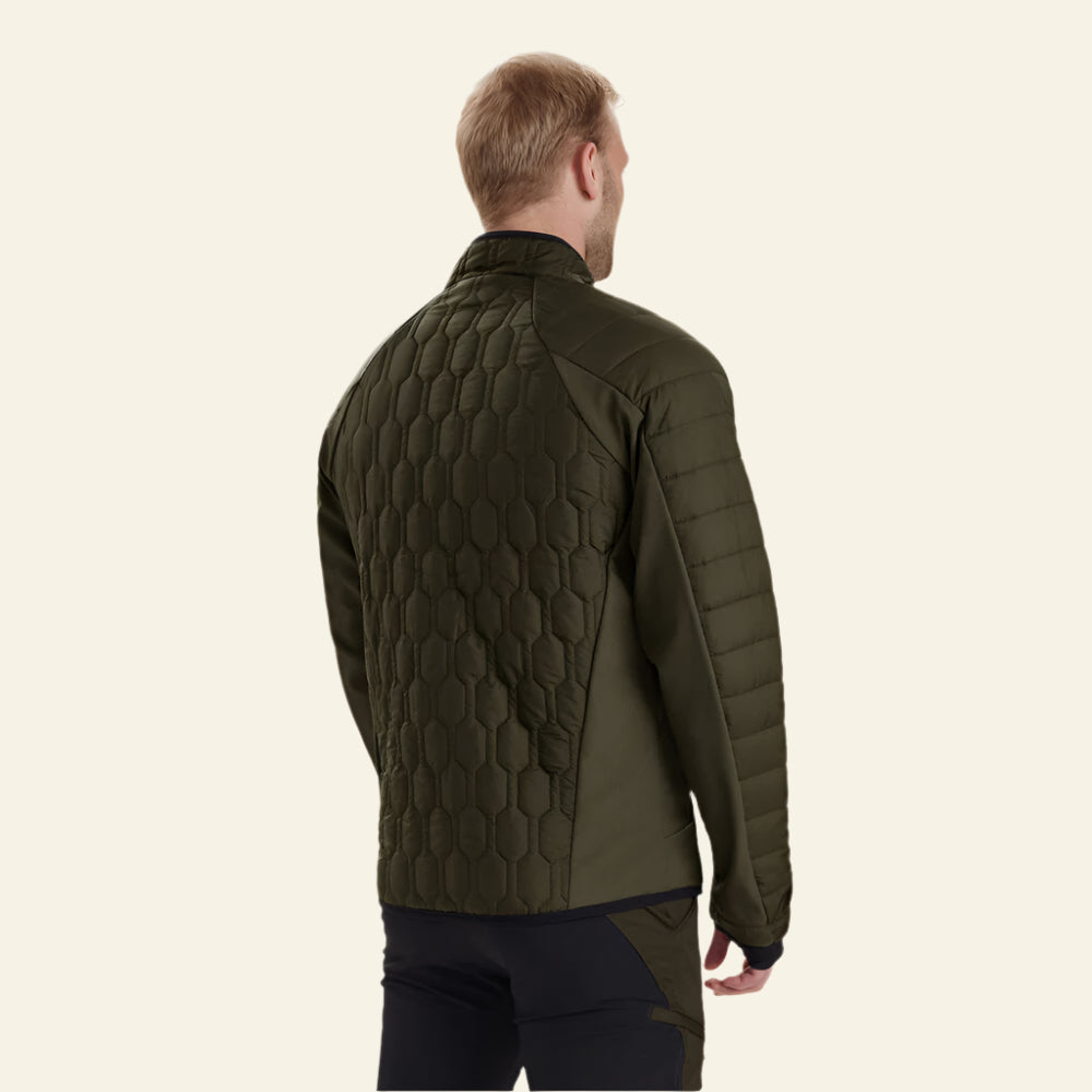 Geaca Deerhunter Mossdale Quilted, Forest Green, rezistenta la apa