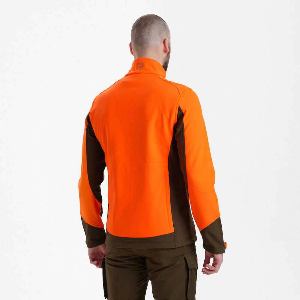 Jacheta Deerhunter Rogaland Softshell, orange, rezistenta la apa