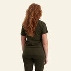 Tricou dama Deerhunter Lady Logo, Fallen Leaf