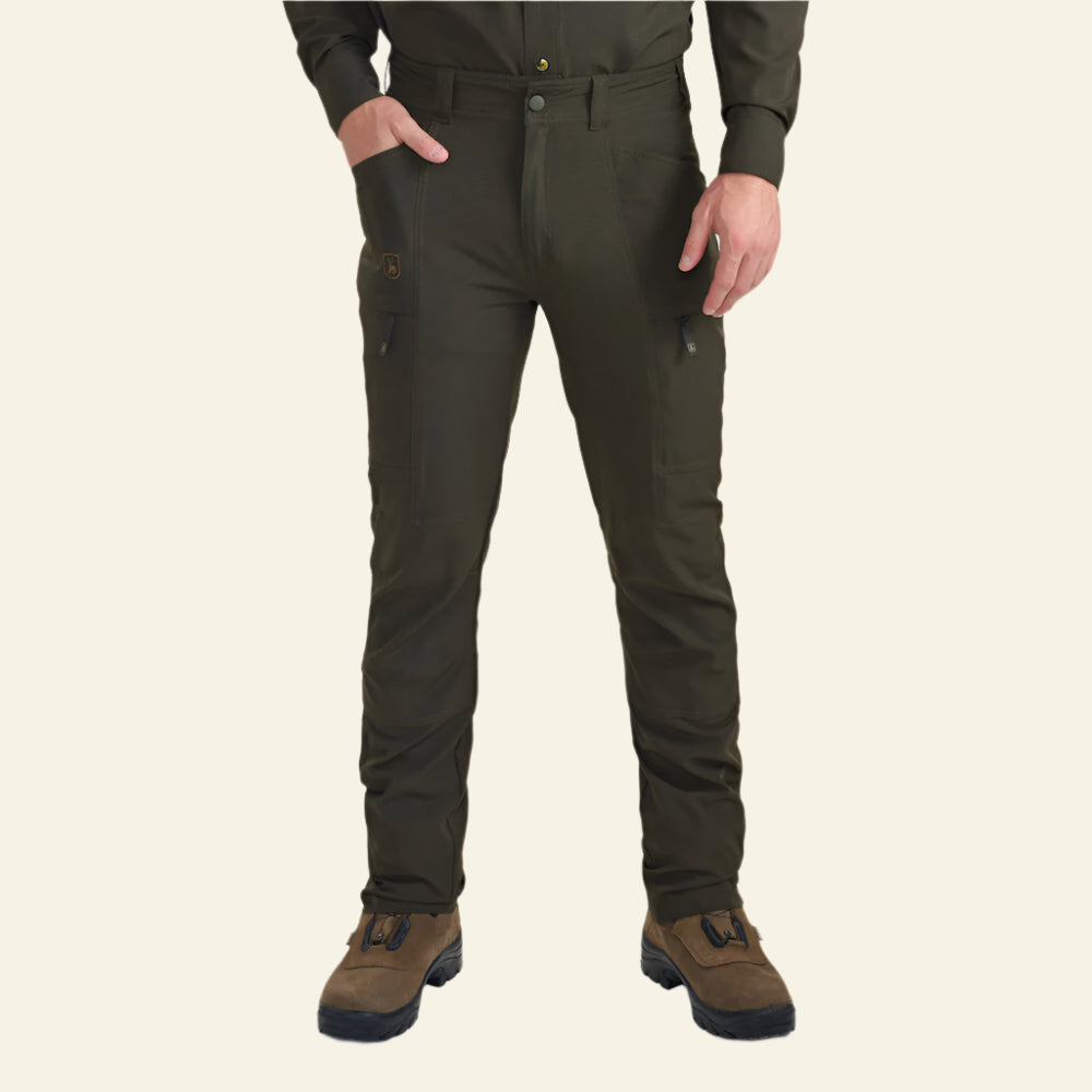 Pantaloni Deerhunter Canopy, Forest Green, subtiri si respirabili, uscare rapida