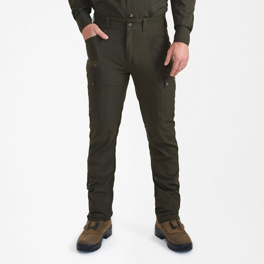 Pantaloni Deerhunter Canopy, Forest Green, subtiri si respirabili, uscare rapida