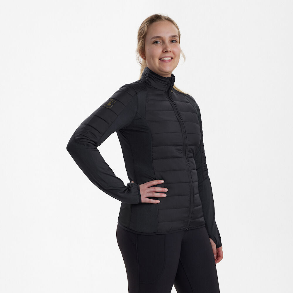 Geaca dama Deerhunter Lady Pine, negru, elastica si usoara