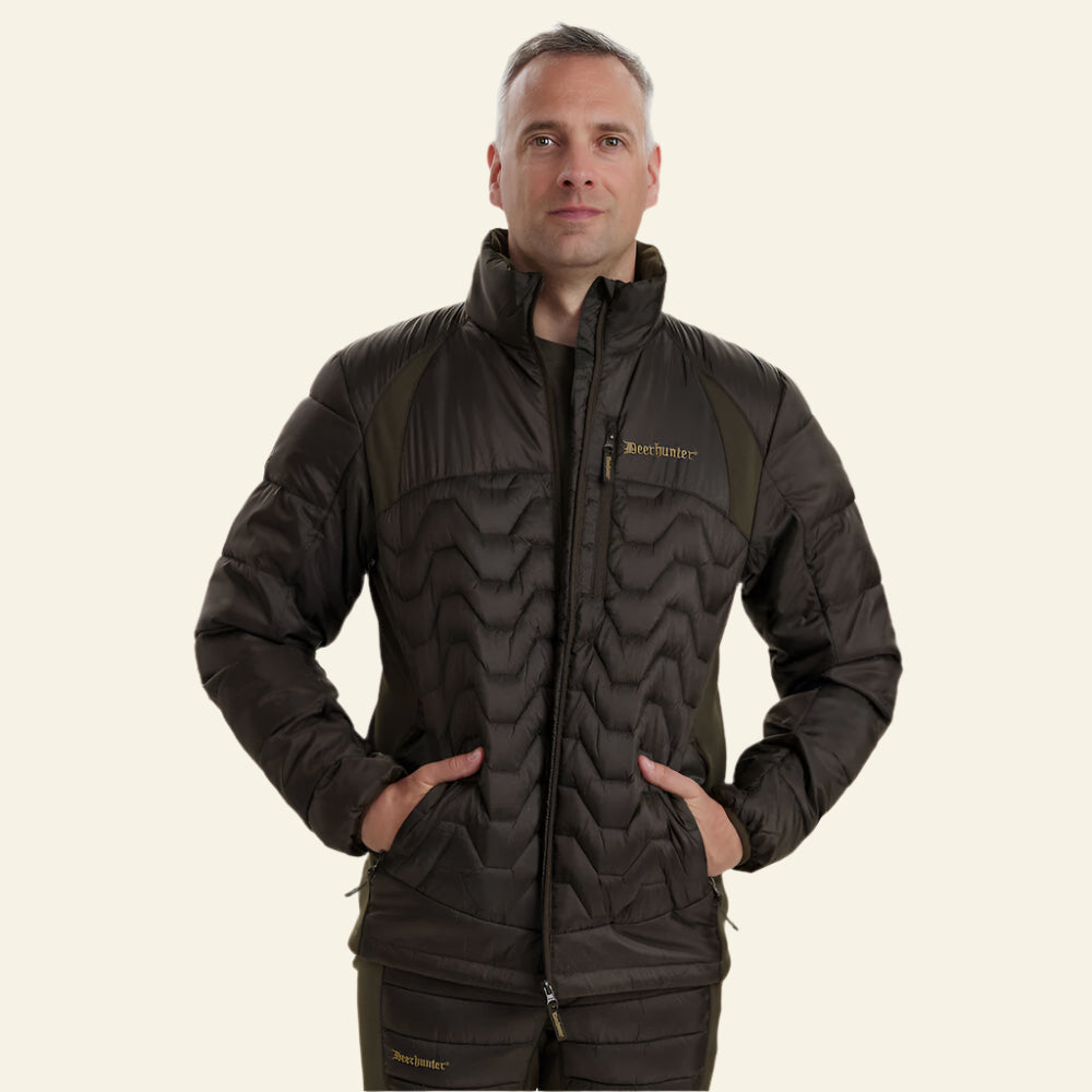 Geaca Deerhunter Excape Quilted, culoare Art Green, izolata si impermeabila