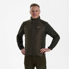 Geaca Deerhunter Moor Padded cu tricot, culoare Timber