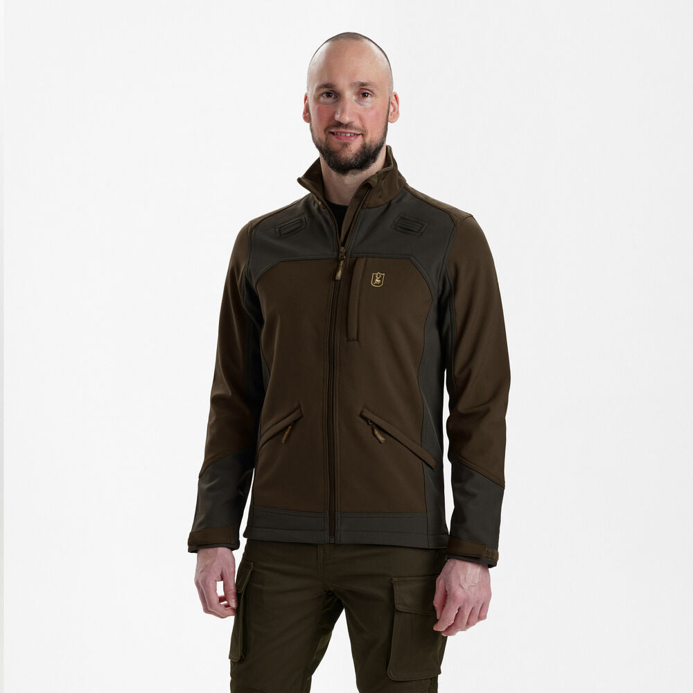 Jacheta Deerhunter Rogaland Softshell, Fallen Leaf, rezistenta la apa