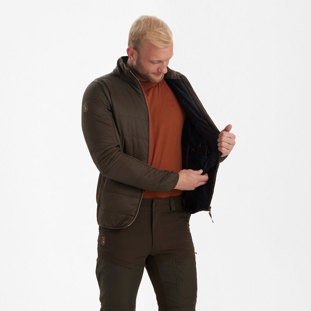 Geaca Deerhunter Heat Padded, cu incalzire, Wood