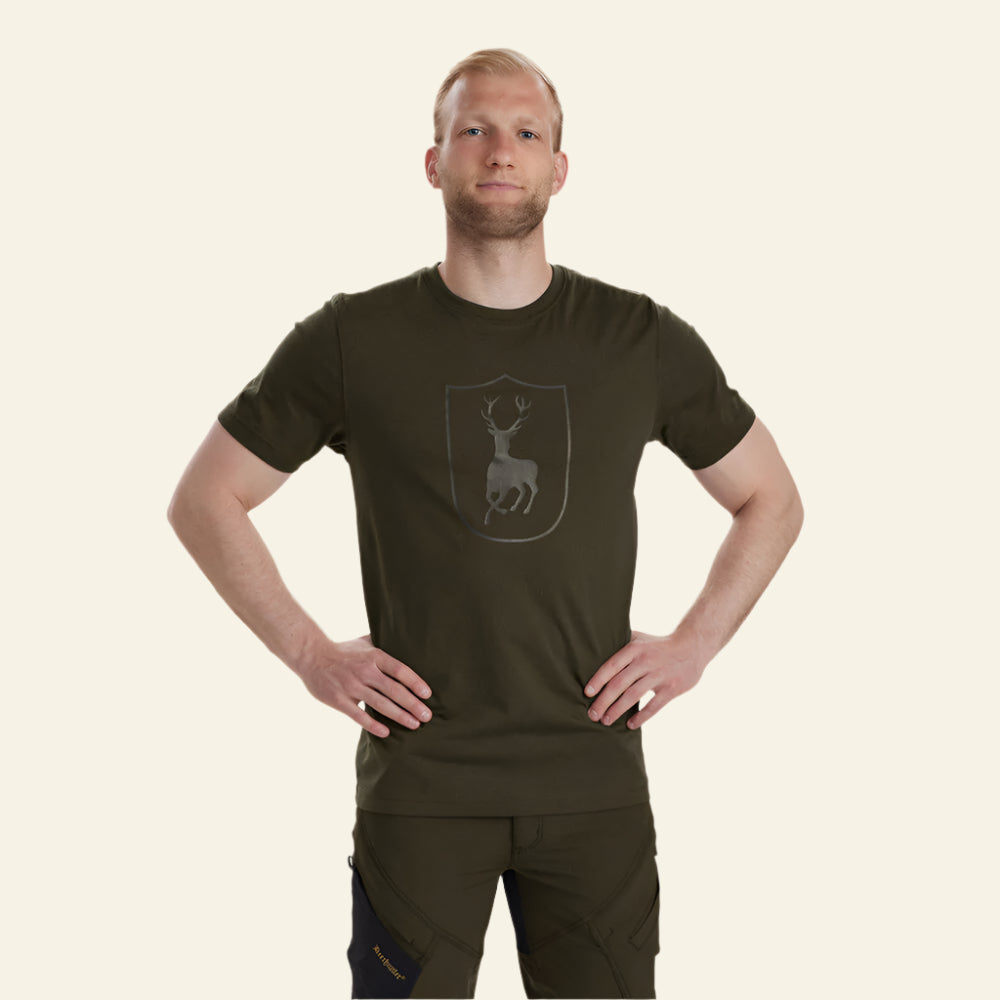 Tricou Deerhunter Logo, Fallen Leaf