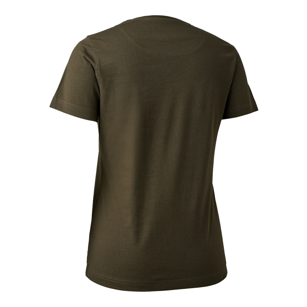 Tricou dama Deerhunter Lady Logo, Fallen Leaf