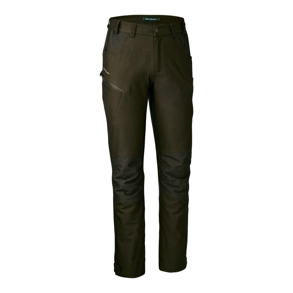 Pantaloni Deerhunter Chasse, Olive Night melange, elastici si impermeabili