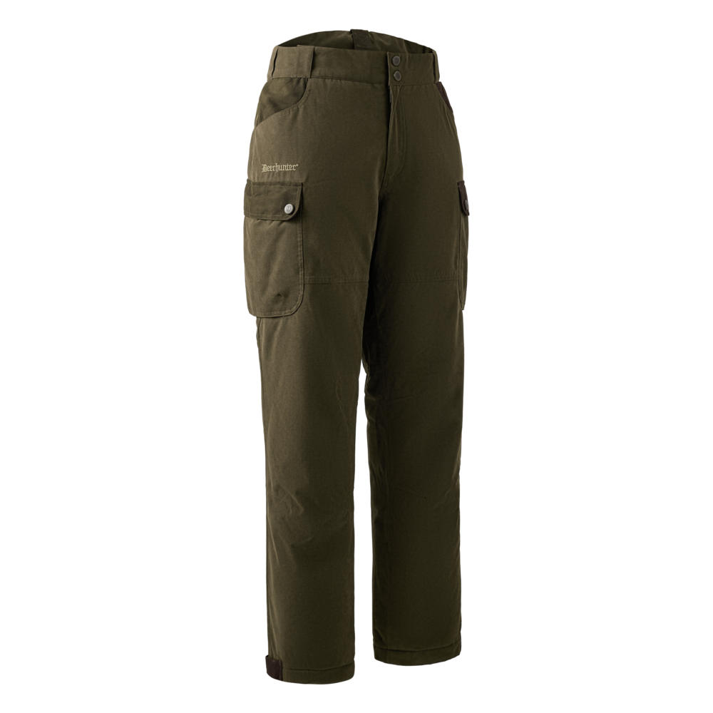 Pantaloni Deerhunter Eagle Winter, cu bretele, Tarmac Green