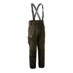 Pantaloni Deerhunter Muflon, Art Green, cu bretele, de iarna