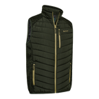 Vesta Moor Padded Waistcoat, Forest Ember