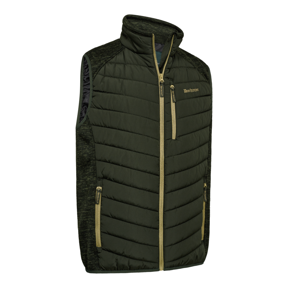 Vesta Moor Padded Waistcoat, Forest Ember