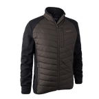 Geaca Deerhunter Moor Padded cu tricot, culoare Brown Leaf