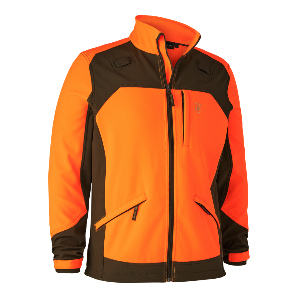 Jacheta Deerhunter Rogaland Softshell, orange, rezistenta la apa