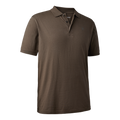 Tricou Polo Deerhunter Christian, Brown Leaf