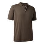 Tricou Polo Deerhunter Christian, Brown Leaf