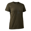 Tricou dama Deerhunter Lady Logo, Fallen Leaf
