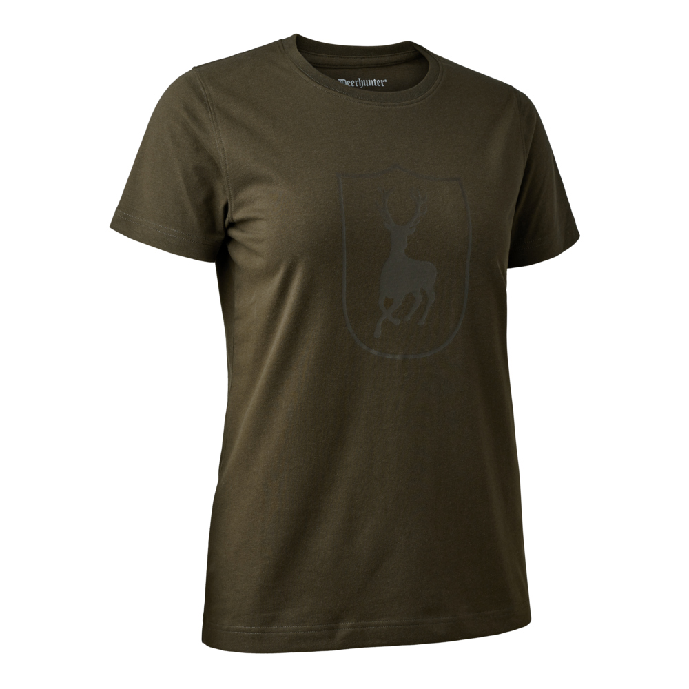 Tricou dama Deerhunter Lady Logo, Fallen Leaf