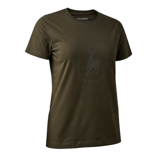 Tricou dama Deerhunter Lady Logo, Fallen Leaf