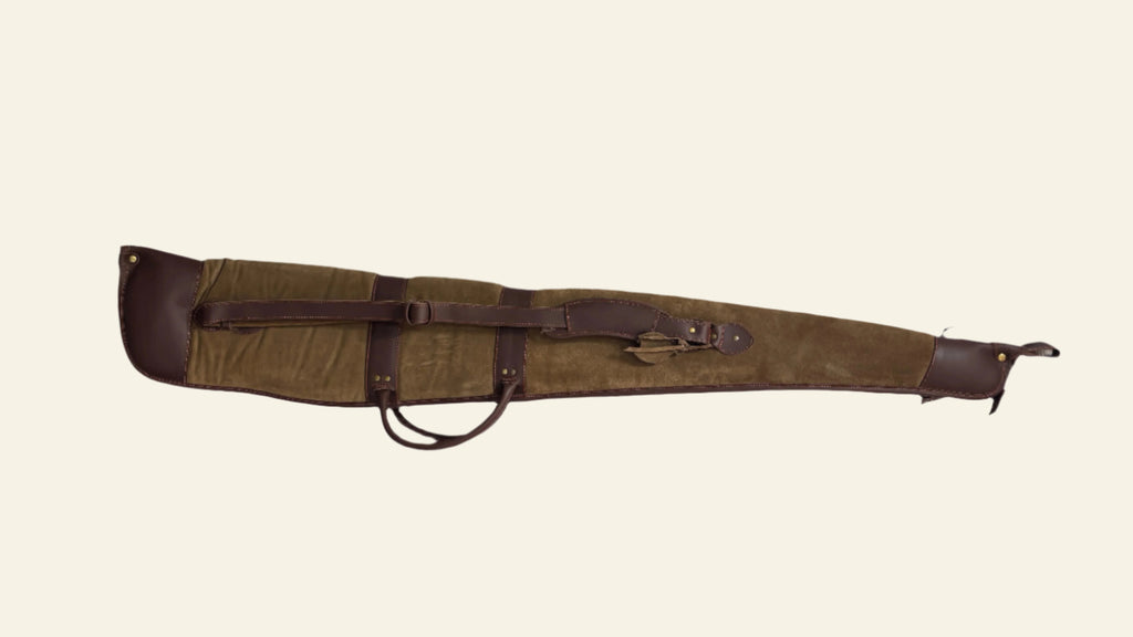 Husa arma semiautomata din piele, Nobil Hunting, 140cm