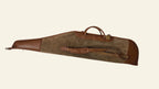 Husa carabina din piele maro/gri, Nobil Hunting, 130cm
