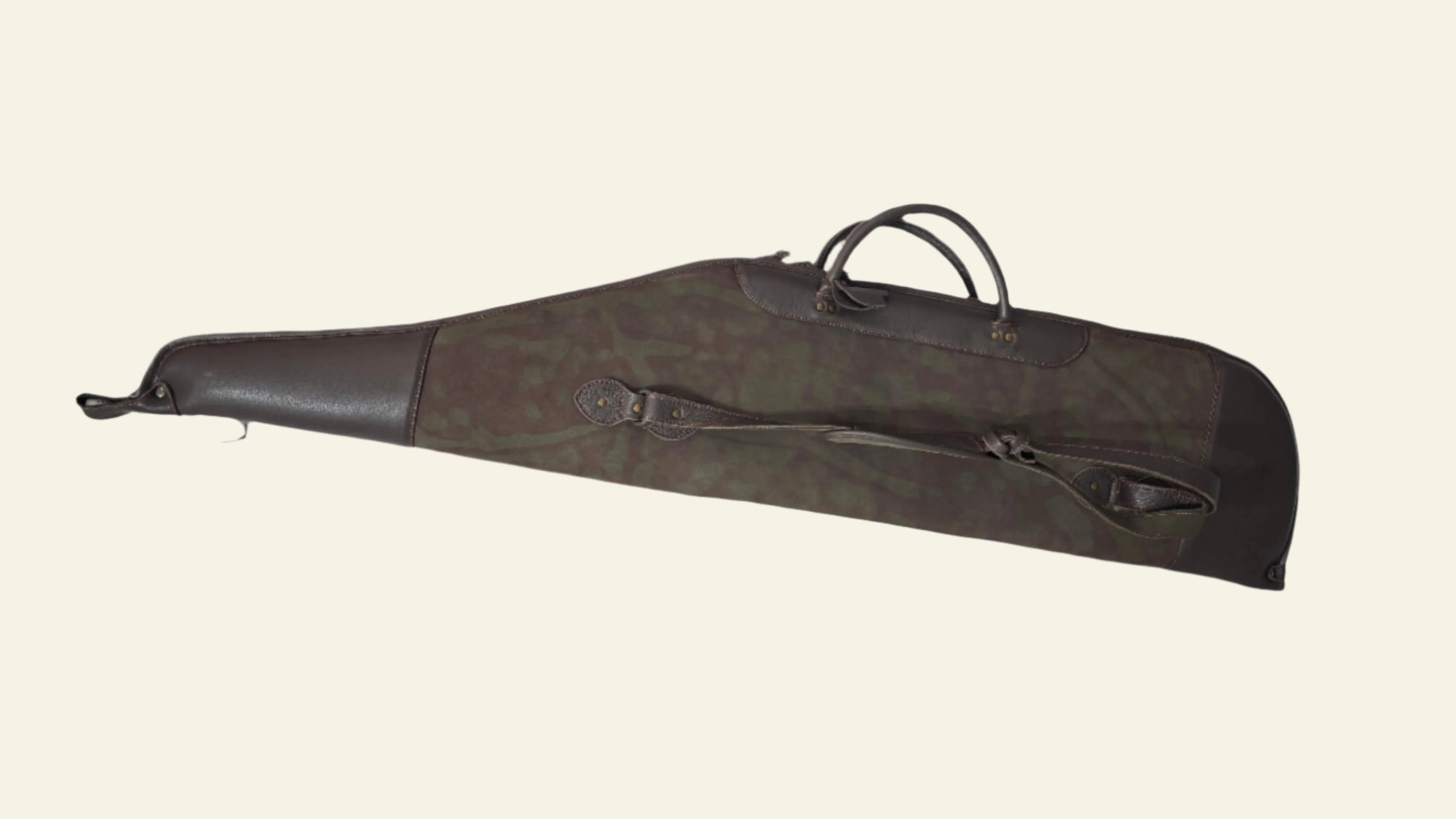 Husa carabina din piele maro, Nobil Hunting, 130cm