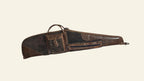 Husa carabina din piele maro/gri, Nobil Hunting, 120cm