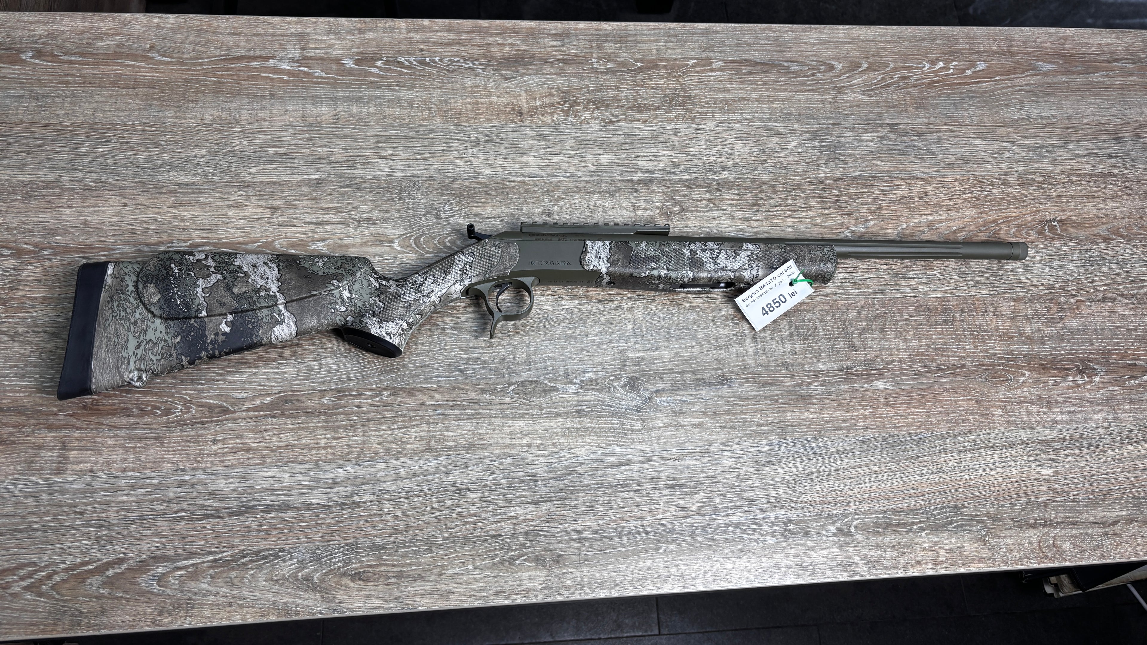 Carabina basculanta Bergara BA13 Strata, cal 308 win, teava fluted 51cm