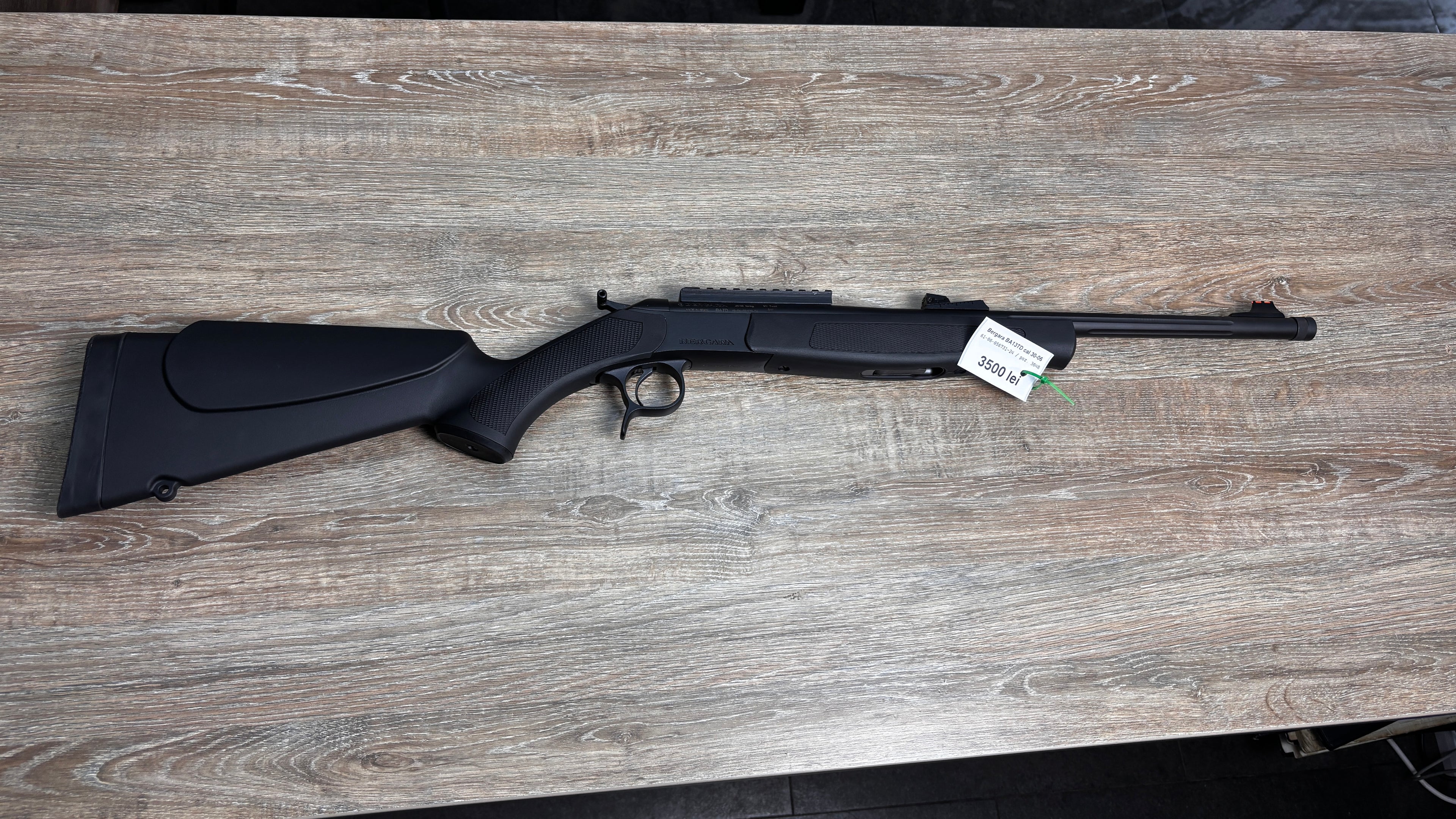 Carabina basculanta Bergara BA13 Black, cal 30-06, teava fluted 51cm