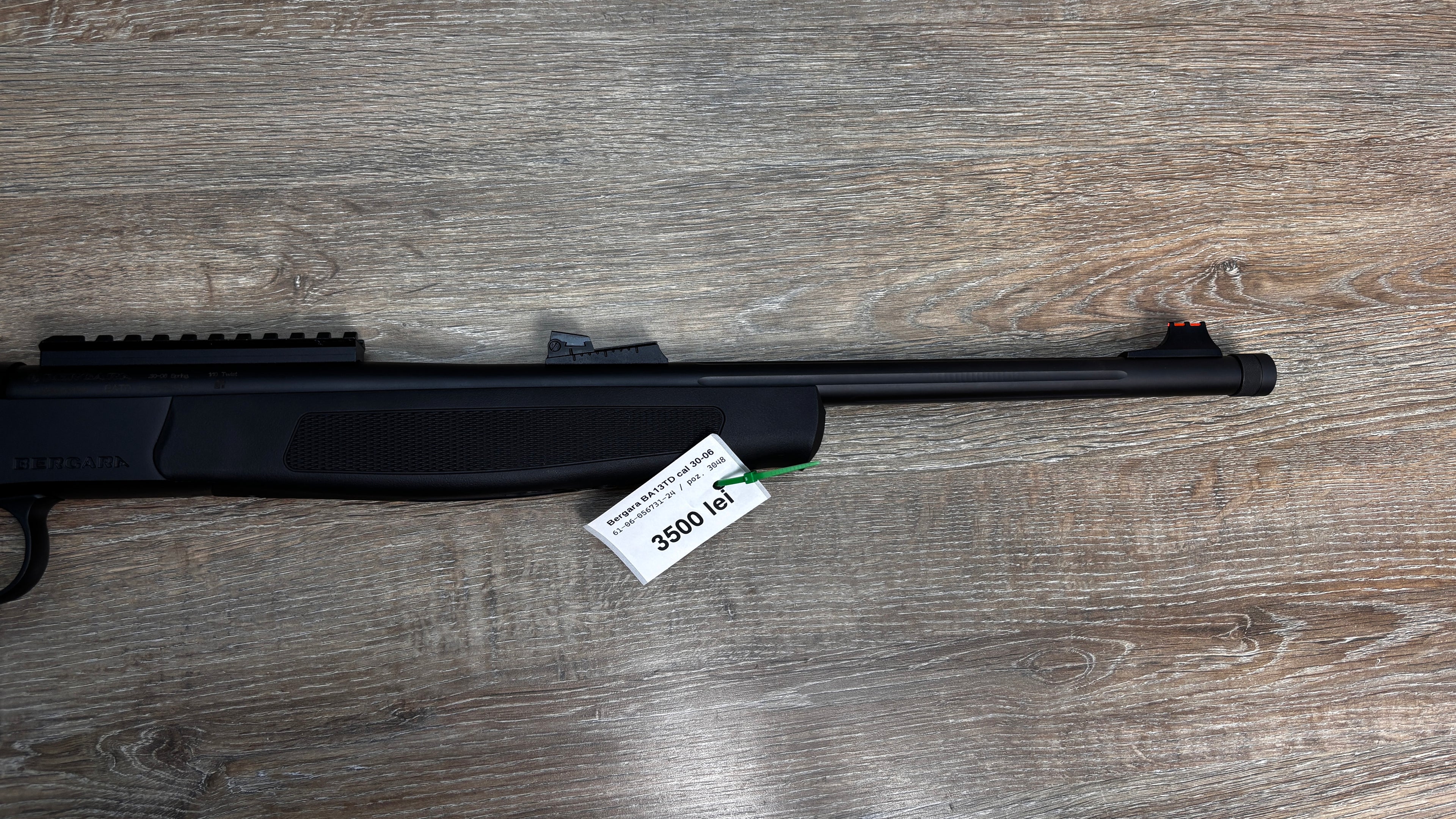 Carabina basculanta Bergara BA13 Black, cal 30-06, teava fluted 51cm