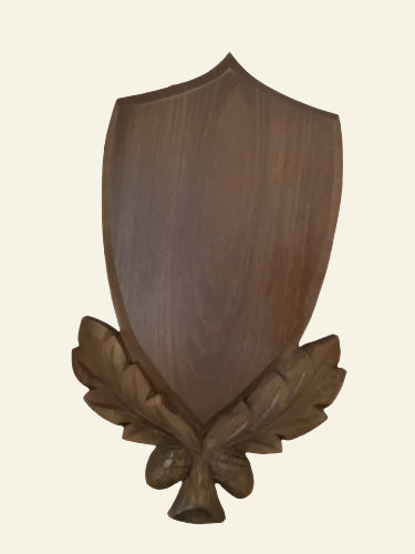 Panoplie Caprior 36x21cm, lemn cu frunza