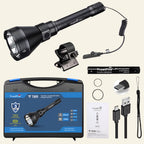 Set Lanterna Trustfire T90R, 4800 lumeni / 1600m distanta, reincarcabila USB-C