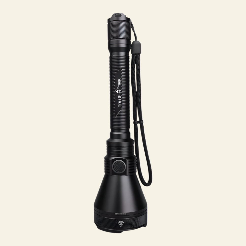 Set Lanterna Trustfire T90R, 4800 lumeni / 1600m distanta, reincarcabila USB-C